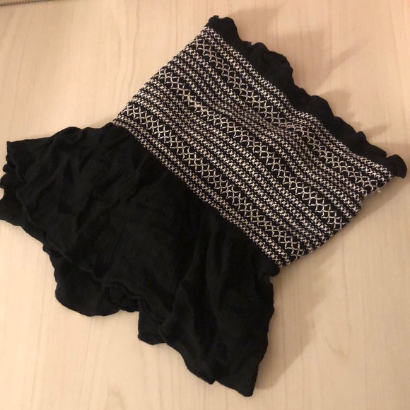 LA hearts strapless smocked tie back - Picture 3 of 6